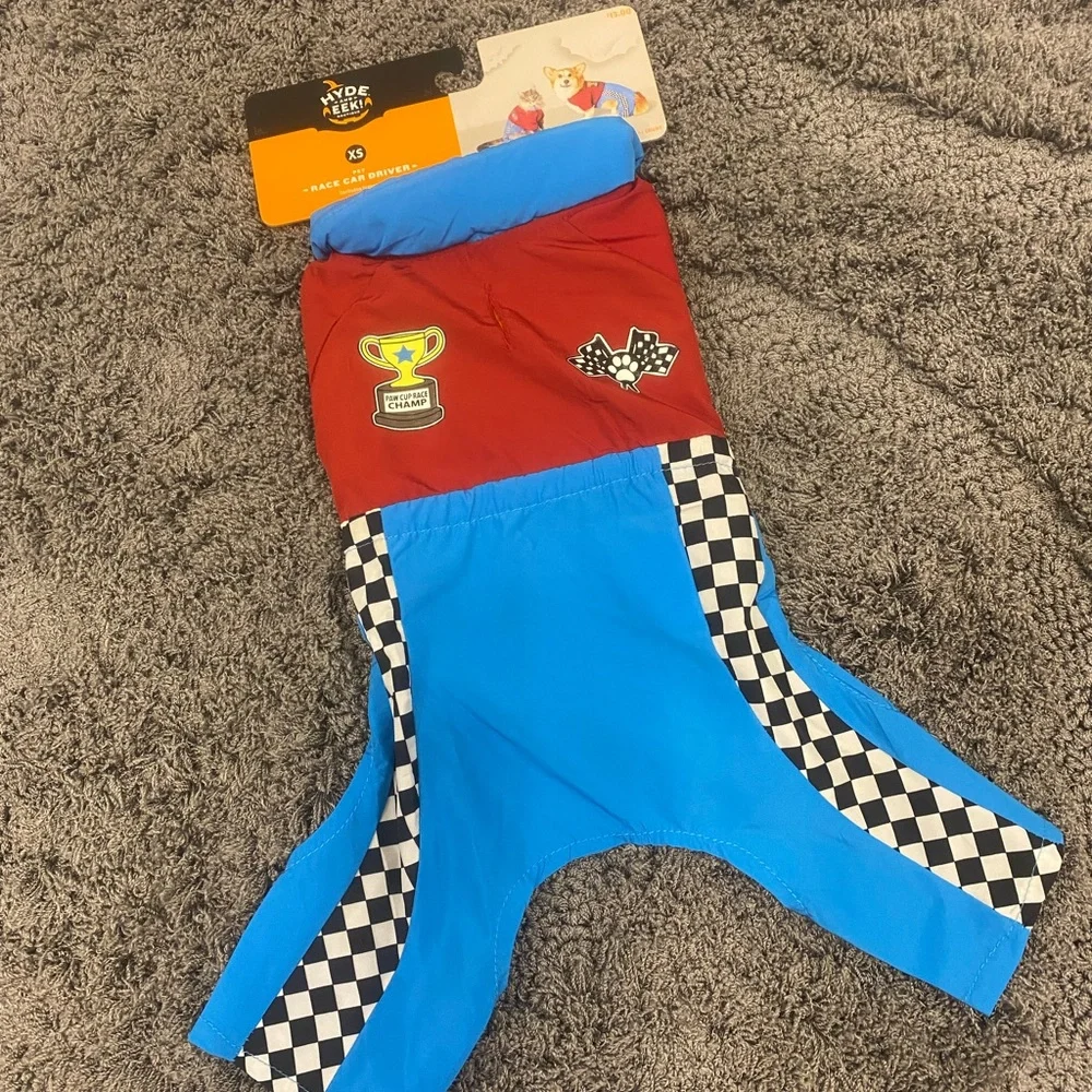 Pet Race Car Driver Costume